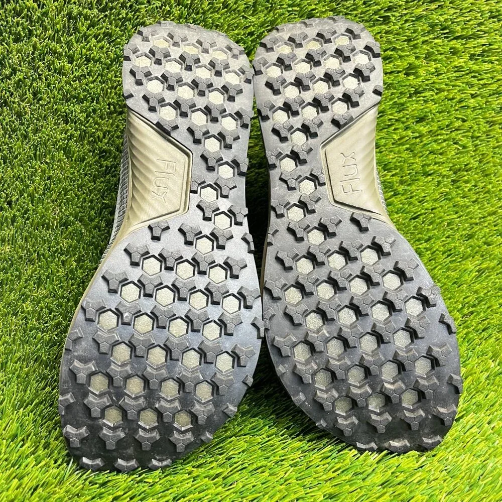 Flux Adapt Trail Runner Gray Olive Mens Size 11.5 Hiking Knit Shoes Sneakers_7